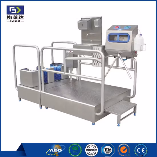 Food Processing Plant Personnel Hygiene Station Hand Sterilizer and Washing Shoes and Boots Disinfection Machine Hot Sell