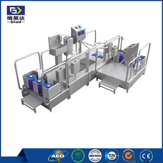 Food Processing Plant Personnel Hygiene Station Hand Sterilizer and Washing Shoes and Boots Disinfection Machine Hot Sell