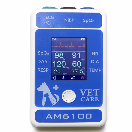 Hospital Operation and Home Care 6 Vital Signs Veterinary Equipment Veterinary Instrument Animal Monitor Pet Monitor Pet Equipment Veterinary Clinic Equipment